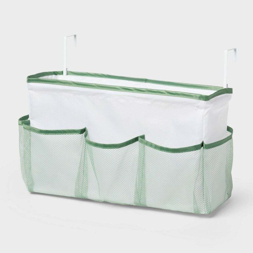 Room Essentials Over-the-Door Fabric Storage Caddy with Mesh Pockets